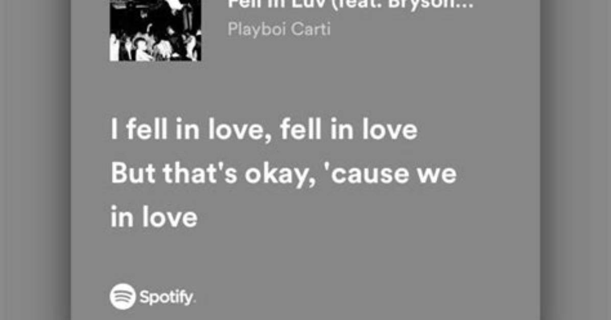 Meaning of Fell in Love by Playboi
