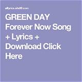 Meaning of Forever Now by Green Day