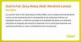 Meaning of God Is Fair, Sexy Nasty by Mac Miller