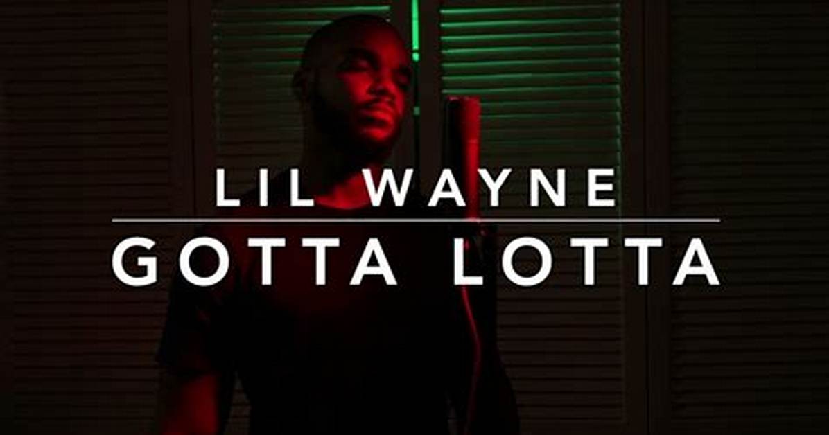 Meaning of Gotta Lotta by Lil Wayne