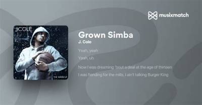 Meaning of Grown Simba by J. Cole