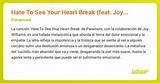 Meaning of Hate to See Your Heart Break (Remix) by Paramore