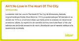 Meaning of Heart of the City (Ain’t No Love) by Jay-Z
