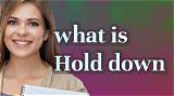 Meaning of Hold It Down by J. Cole