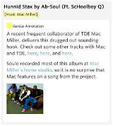 Meaning of Hunnid Stax by Mac Miller