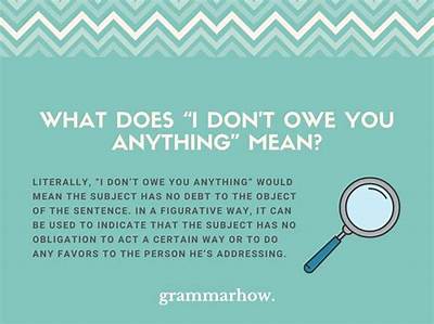 Meaning of I Don’t Owe You Anything by the Smiths