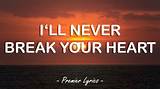 Meaning of I’ll Never Break Away from This Heart of Mine (Pretty Baby) (Take 1) by Blondie