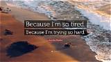 Meaning of I'm Trying So Hard Not to Get Caught up Now