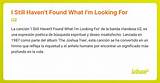 Meaning of I Still Haven’t Found What I’m Looking for by U2