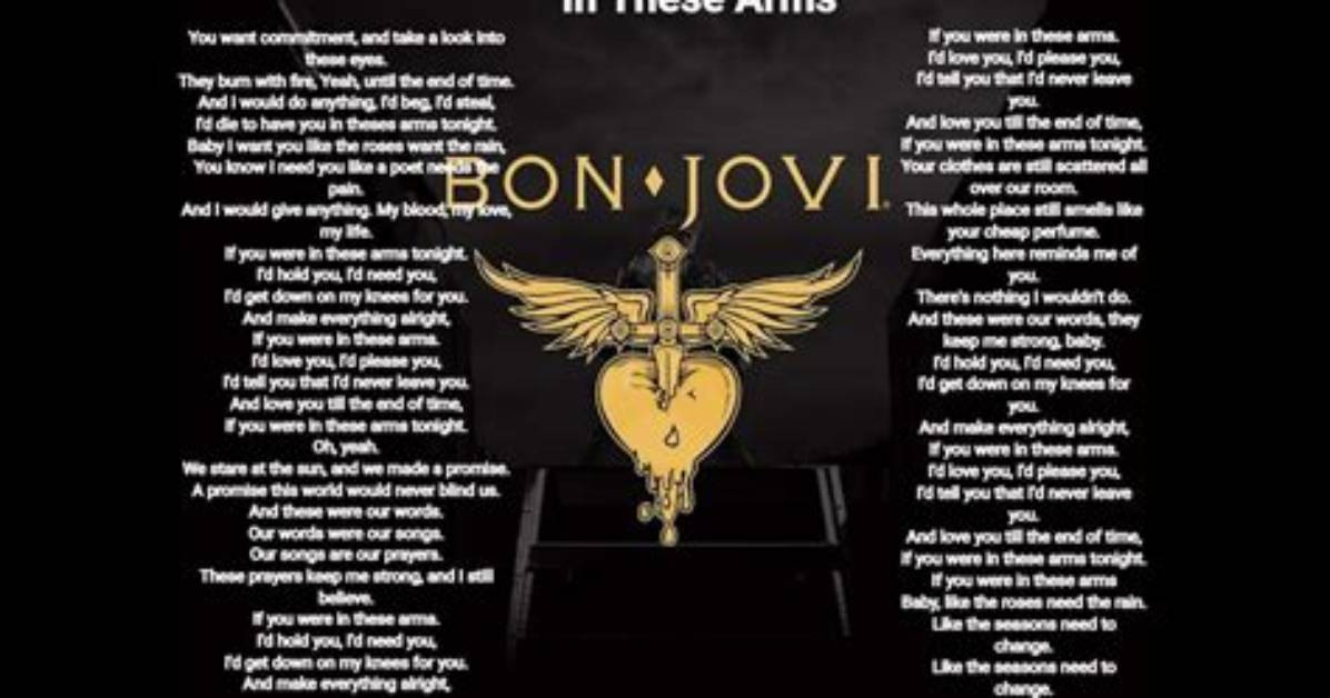 Meaning of in These Arms by Bon