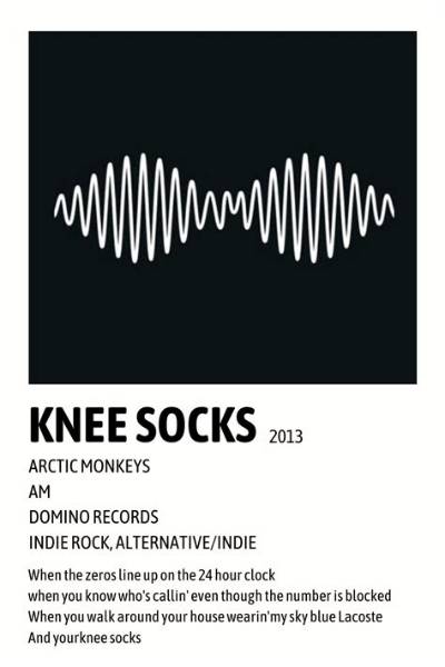 Meaning of Knee Socks by Arctic Monkeys