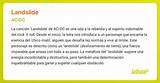 Meaning of Landslide by Ac/Dc