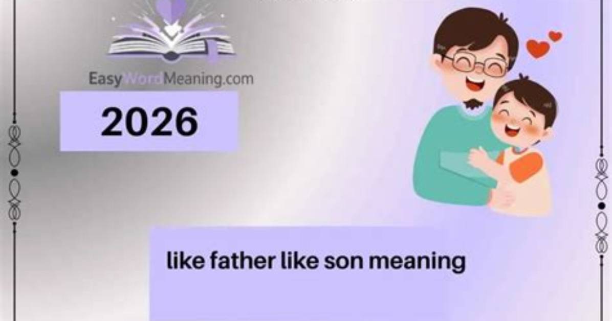 Meaning of Like Father Like Son by Lil