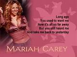 Meaning of Long Ago by Mariah Carey