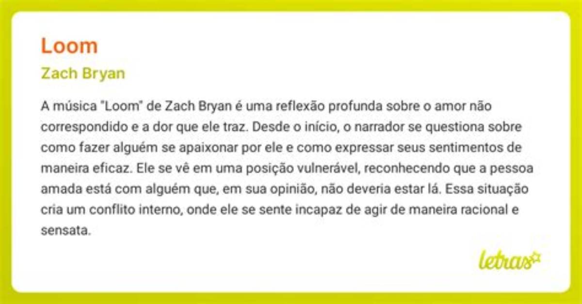 Meaning of Loom by Zach