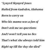 Meaning of Lynyrd Skynyrd Jones by Eric Church