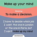 Meaning of Make up Your Mind by Chris Brown