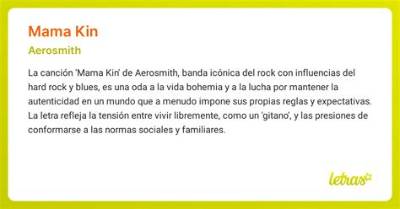 Meaning of Mama Kin [A Little South of Sanity] by Aerosmith
