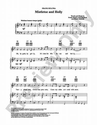 Meaning of Mistletoe and Holly by Frank Sinatra