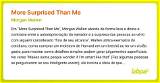 Meaning of More Surprised Than Me by Morgan Wallen