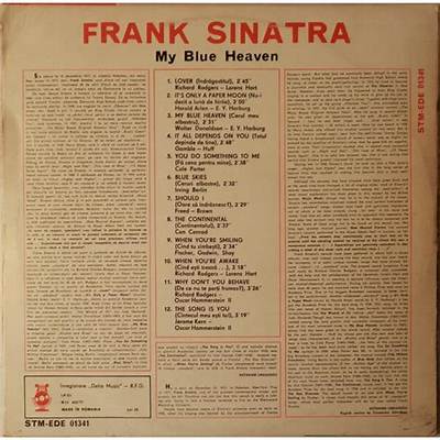 Meaning of My Blue Heaven by Frank Sinatra