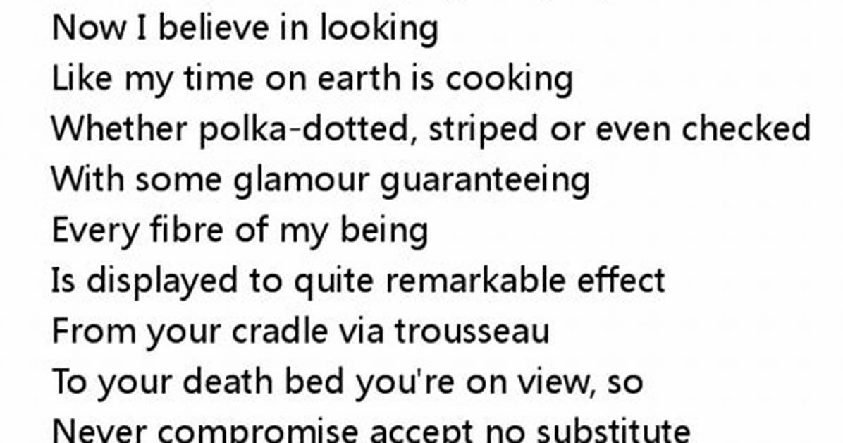 Meaning of My Strongest Suit By