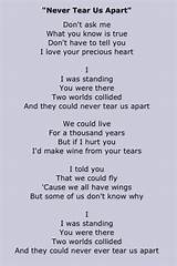 Meaning of Never Tear Us Apart by Inxs