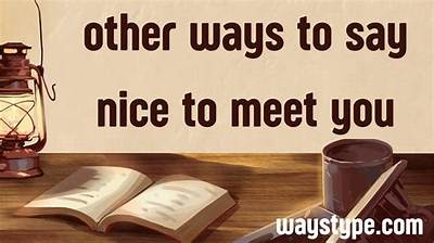 Meaning of " Nice to Meet You, Where You Been?"