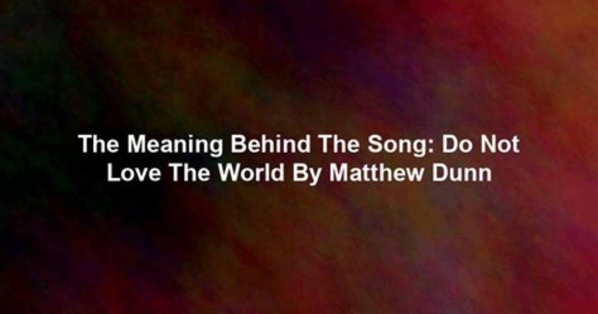 Meaning of Not a Love Song by Mariah The