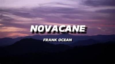 Meaning of Novacane by Frank Ocean