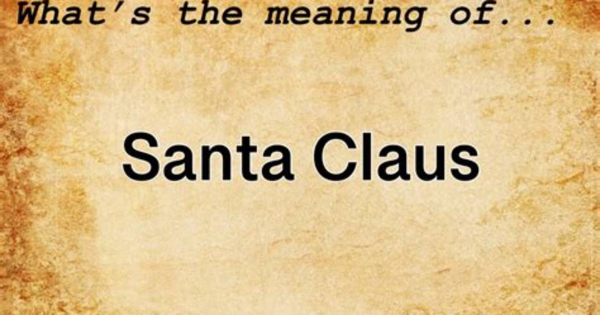 Meaning of Oh Santa By