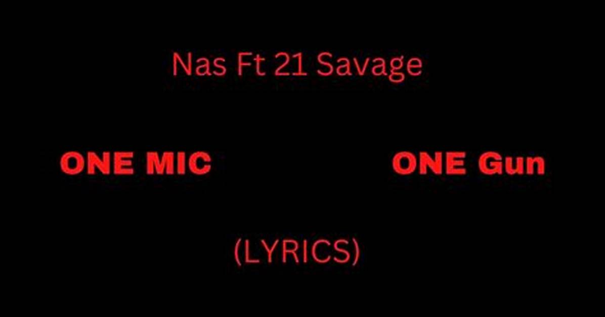 Meaning of One Mic by Nas