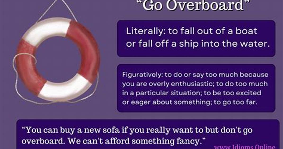 Meaning of Overboard By