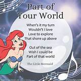 Meaning of Part of Your World by Miley Cyrus