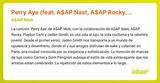 Meaning of Perry Aye by A$Ap Rocky