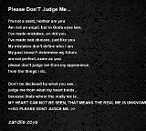 Meaning of Please Don’t Judge Me by Chris Brown