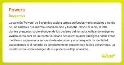 Meaning of ​Powers by ​Boygenius