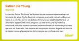 Meaning of Rather Die Young by Beyonce