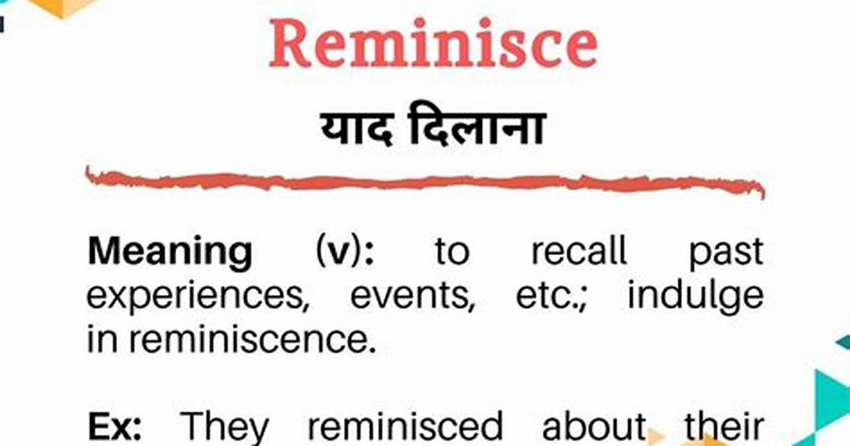 Meaning of Reminisce by Nas