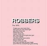 Meaning of Robbers by the 1975
