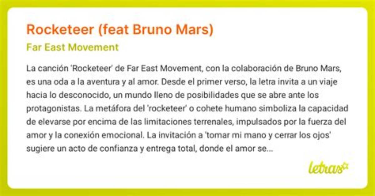 Meaning of Rocketeer (Christian Rewrite) by Bruno Mars