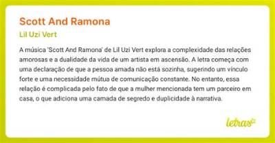 Meaning of Scott and Ramona by Lil Uzi Vert