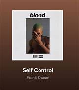 Meaning of Self Control by Frank Ocean