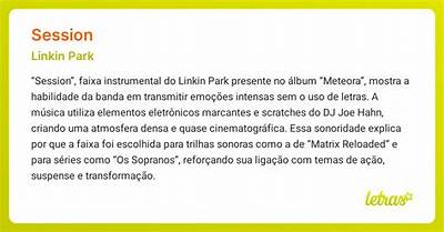 Meaning of Session by Linkin Park
