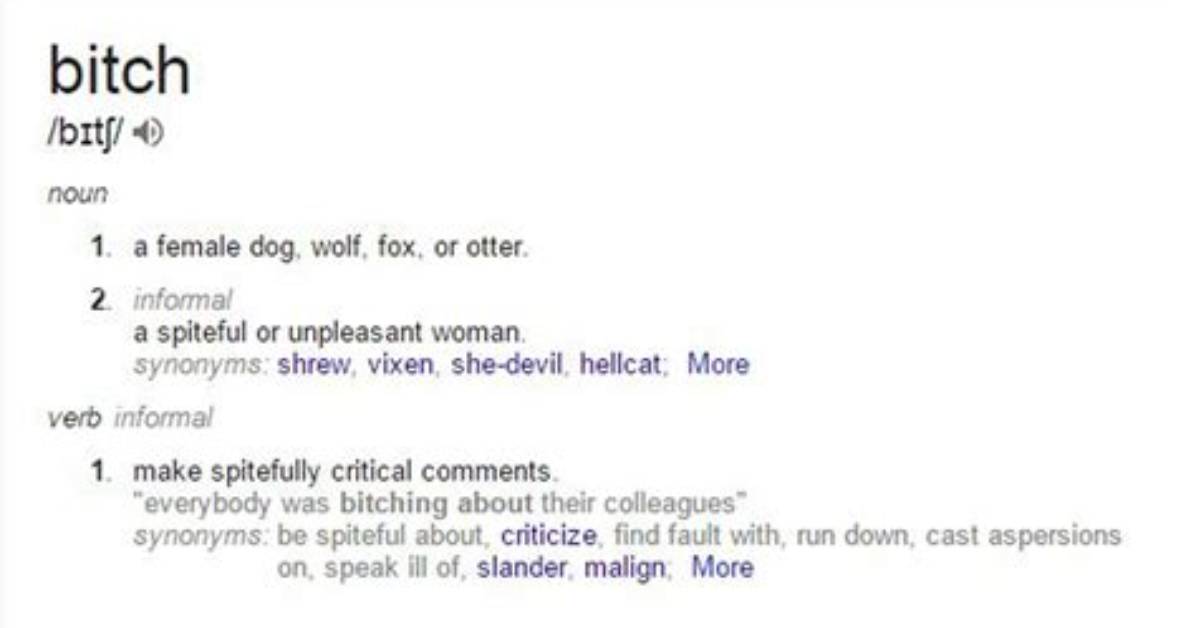 Meaning of Sexy Bitch By