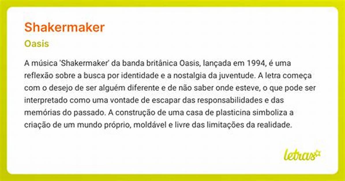 Meaning of Shakermaker By