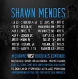 Meaning of #Shawnsfirstheadlines Tour Setlist by Shawn Mendes