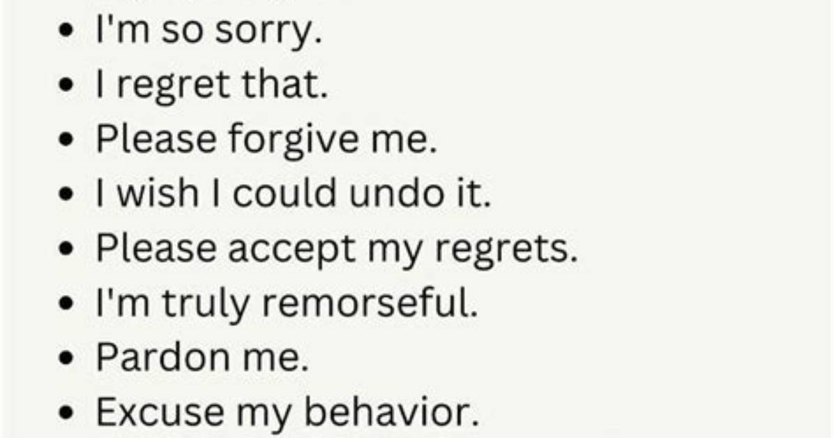 Meaning of Sorry By