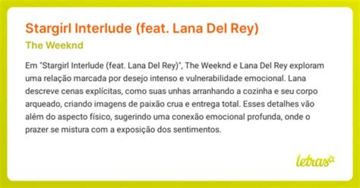 Meaning of Stargirl Interlude by The