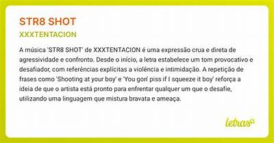 Meaning of Str8 Shot by Xxxtentacion